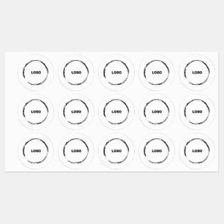 Etiquetas adicione seu logotipo em um