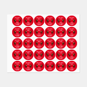 Etiquetas Advertência sobre a alergia às crianças