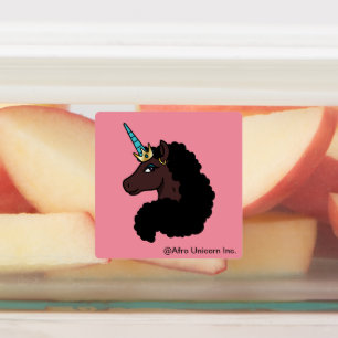 Etiquetas Afro Unicorn Magia