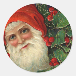 Etiquetas alemãs do Natal do papai noel