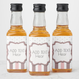 "Etiquetas alimentos y bebidas"  elegante alegrías