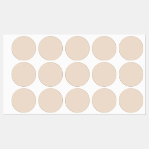 Etiquetas Almond (solid color)