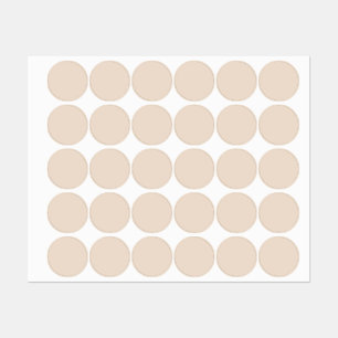 Etiquetas Almond (solid color)