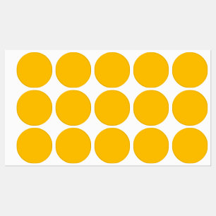 Etiquetas Âmbar (cor sólida)