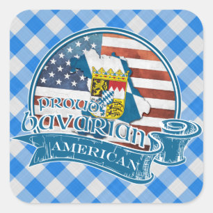 Etiquetas americanas bávaras orgulhosas