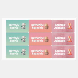 Etiquetas Amigos de Woodland: Conjunto de Rótulos para Crian