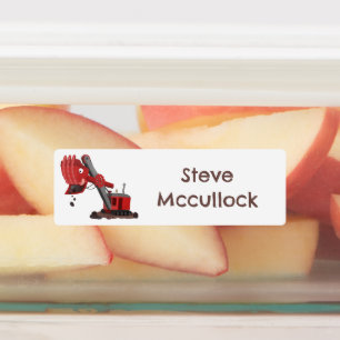 Etiquetas Animação de digitalização de pás a vapor vermelha,