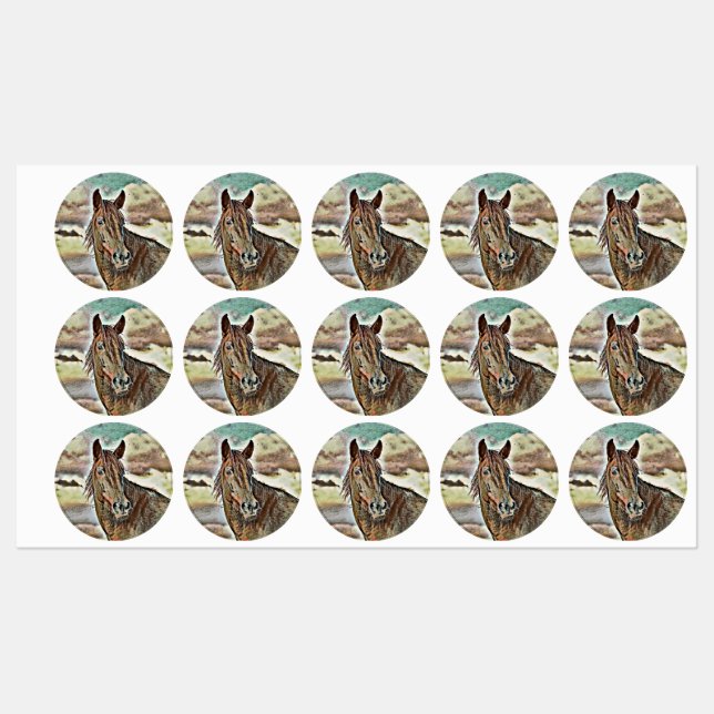 Etiquetas animal smartmix- cavalo 2 (Folha)