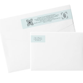 Etiquetas Anti-Theft Blue Mail Label – Return Mail