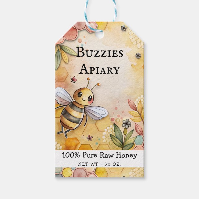 Etiquetas Apiary Honey Jar (Frente)