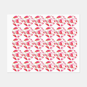 Etiquetas Aquarela Melancia 1