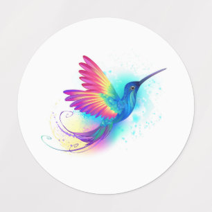 Etiquetas Arco-Íris Exótico Hummingbird