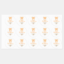 Arco laranja retrô feliz Ação de Graças adiciona f