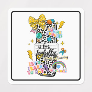Etiquetas Arte Alfabética Personalizável “I é para” – Inspir