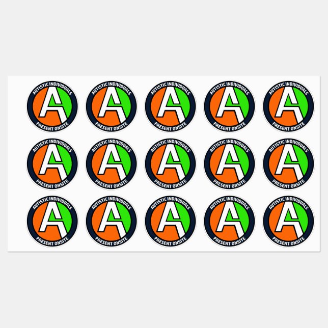 Etiquetas AUTEMS - Onsite Vinyl Stickers (Small) (Folha)