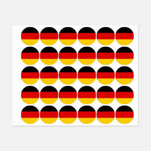 Etiquetas bandeira alemã