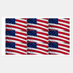 Etiquetas Bandeira Americana