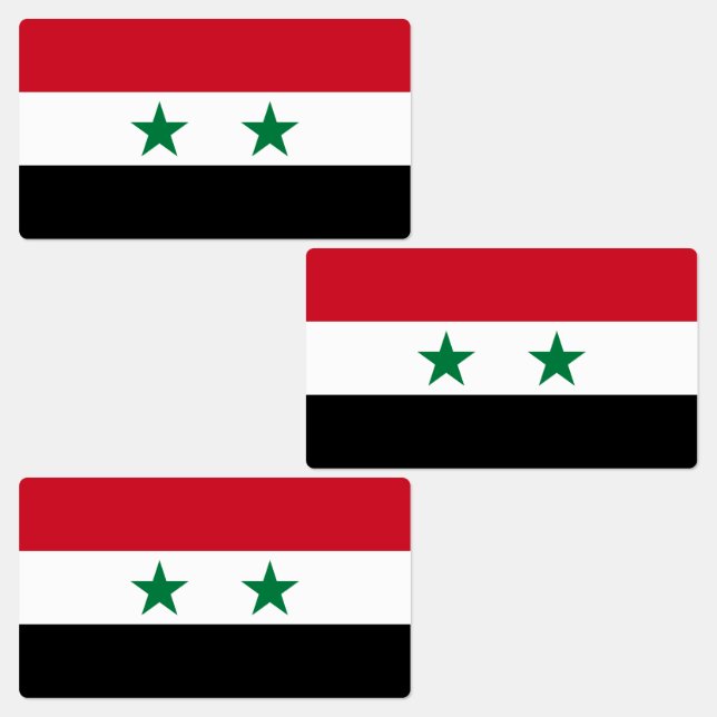 Etiquetas Bandeira antiga da Síria (Grupo)