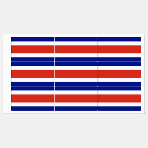 Etiquetas Bandeira Civil da Costa Rica