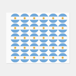Etiquetas Bandeira da Argentina
