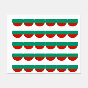 Etiquetas Bandeira da Bulgária