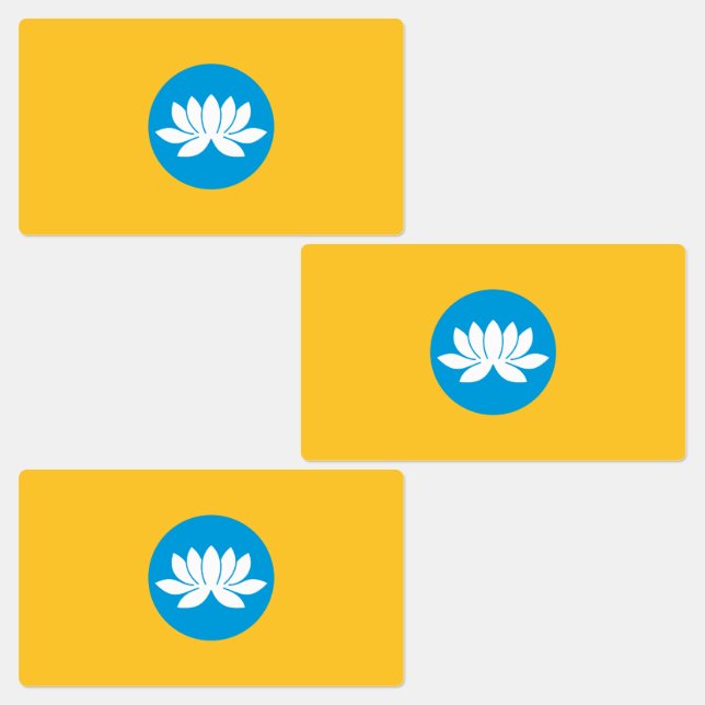 Etiquetas Bandeira da Calmúquia (Grupo)