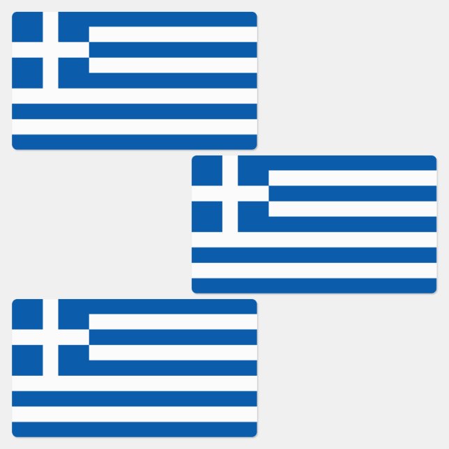 Etiquetas Bandeira da Grécia (Grupo)