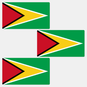 Etiquetas Bandeira da Guiana