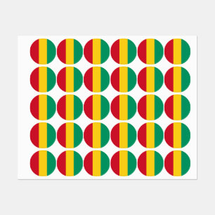 Etiquetas bandeira da Guiné