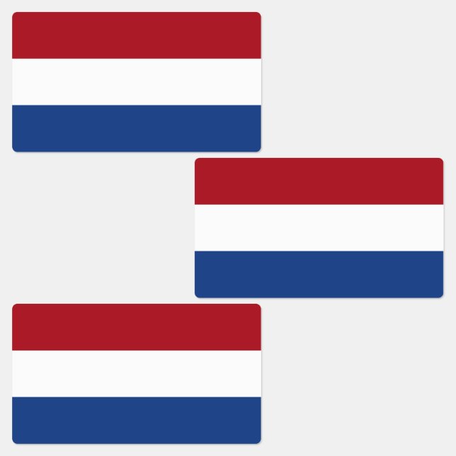 Etiquetas Bandeira da Holanda (Grupo)