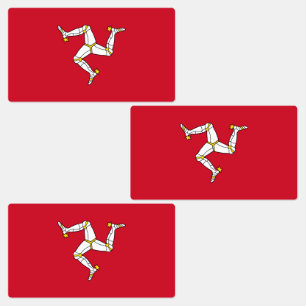 Etiquetas Bandeira da Ilha de Man