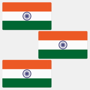 Etiquetas Bandeira da Índia