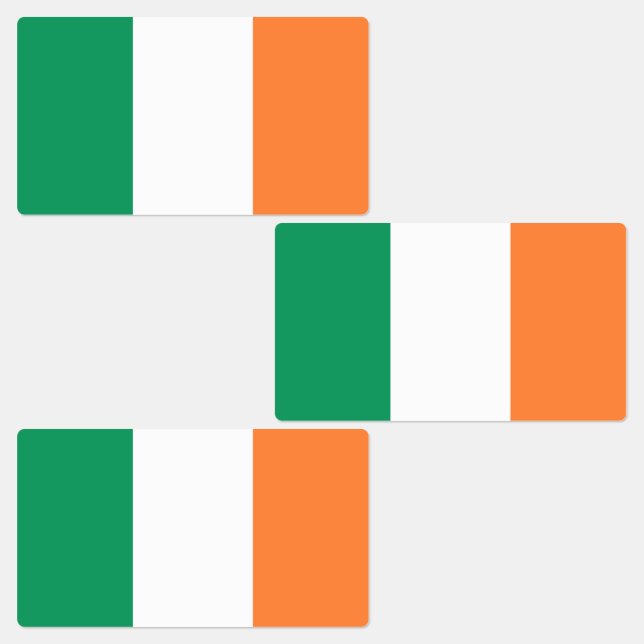 Etiquetas Bandeira da Irlanda (Grupo)