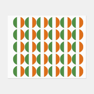 Etiquetas Bandeira da Irlanda