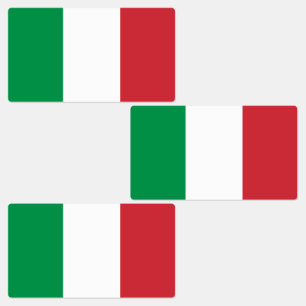 Etiquetas Bandeira da Itália