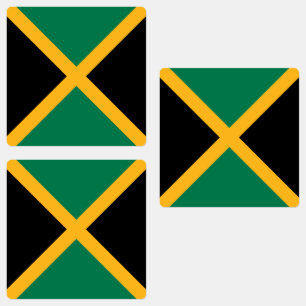 Etiquetas bandeira da Jamaica