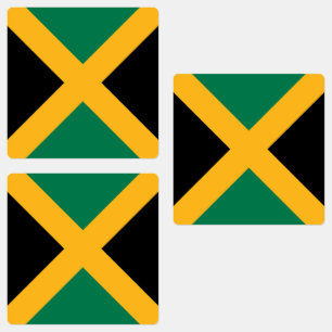 Etiquetas bandeira da Jamaica