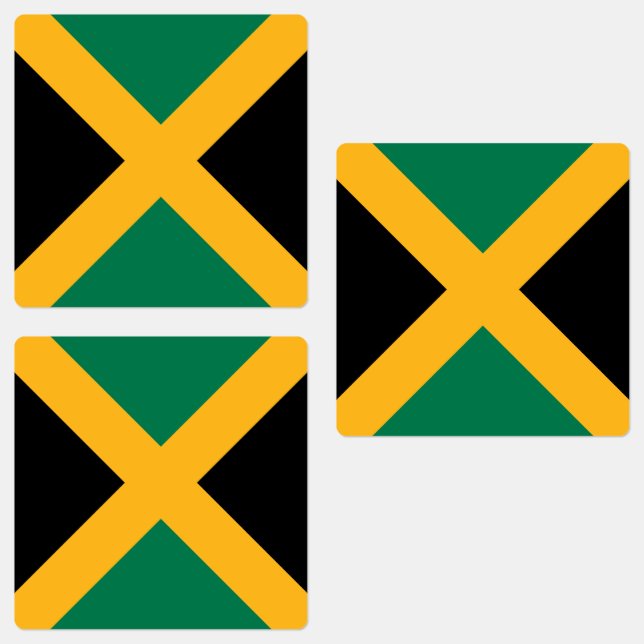 Etiquetas Bandeira da Jamaica (Grupo)