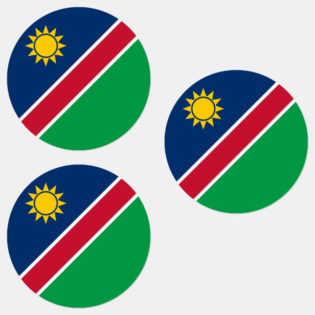 Etiquetas Bandeira da Namíbia (Grupo)