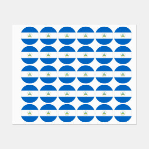 Etiquetas Bandeira da Nicarágua