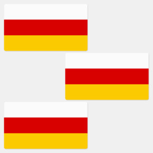 Etiquetas Bandeira da Ossétia do Sul