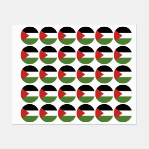 Etiquetas bandeira da Palestina