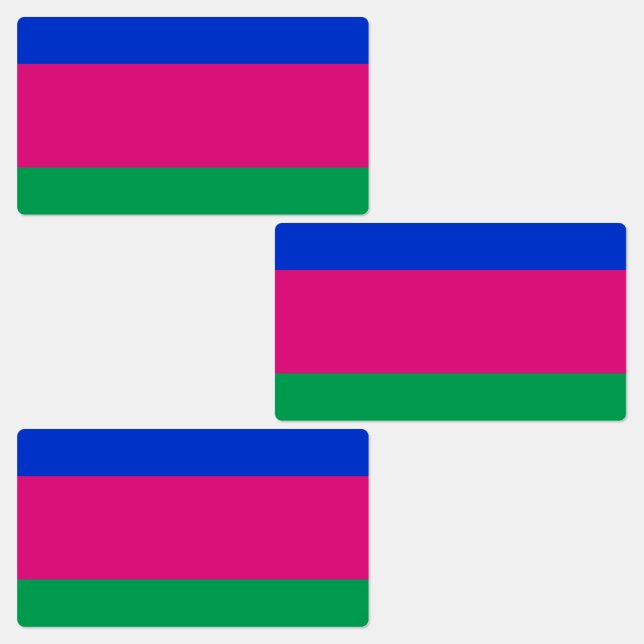Etiquetas Bandeira da República Popular de Kuban (Grupo)