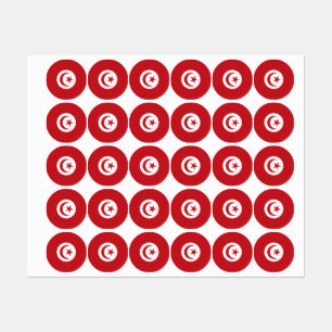 Etiquetas Bandeira da Tunísia