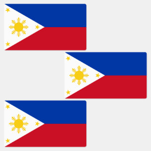 Etiquetas Bandeira das Filipinas