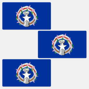 Etiquetas Bandeira das Ilhas Marianas do Norte