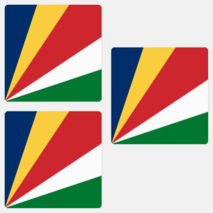 Etiquetas Bandeira das Seicheles