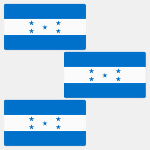 Etiquetas Bandeira de Honduras