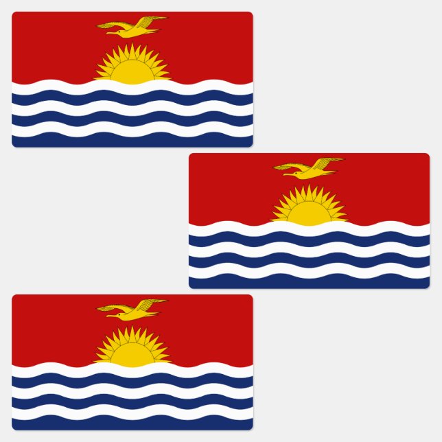 Etiquetas Bandeira de Kiribati (Grupo)