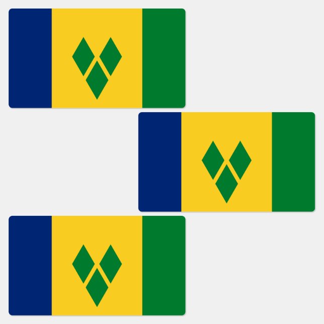 Etiquetas Bandeira de São Vicente (Grupo)